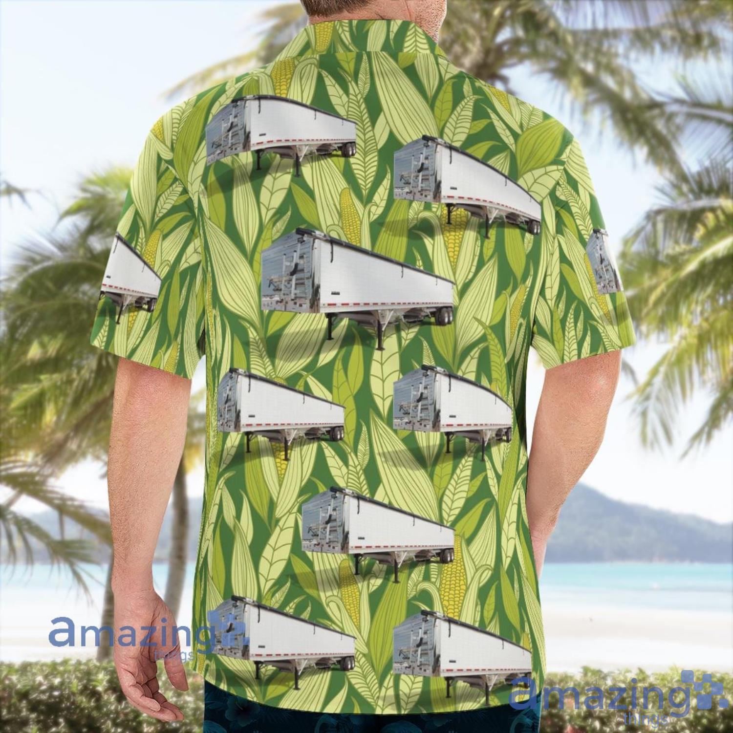Grain Trailer Aloha Short Sleeve Hawaiian Shirt Summer Gift image Grain Trailer Aloha Short Sleeve Hawaiian Shirt Summer Gift Product Photo 4