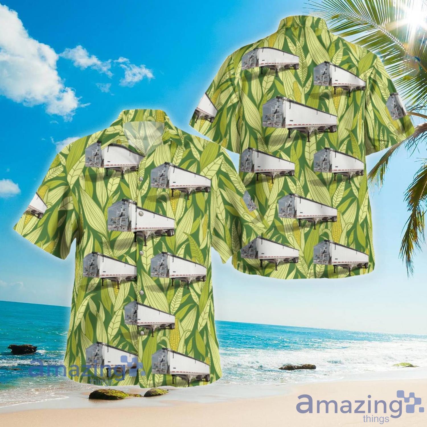 Grain Trailer Aloha Short Sleeve Hawaiian Shirt Summer Gift Product Photo 1
