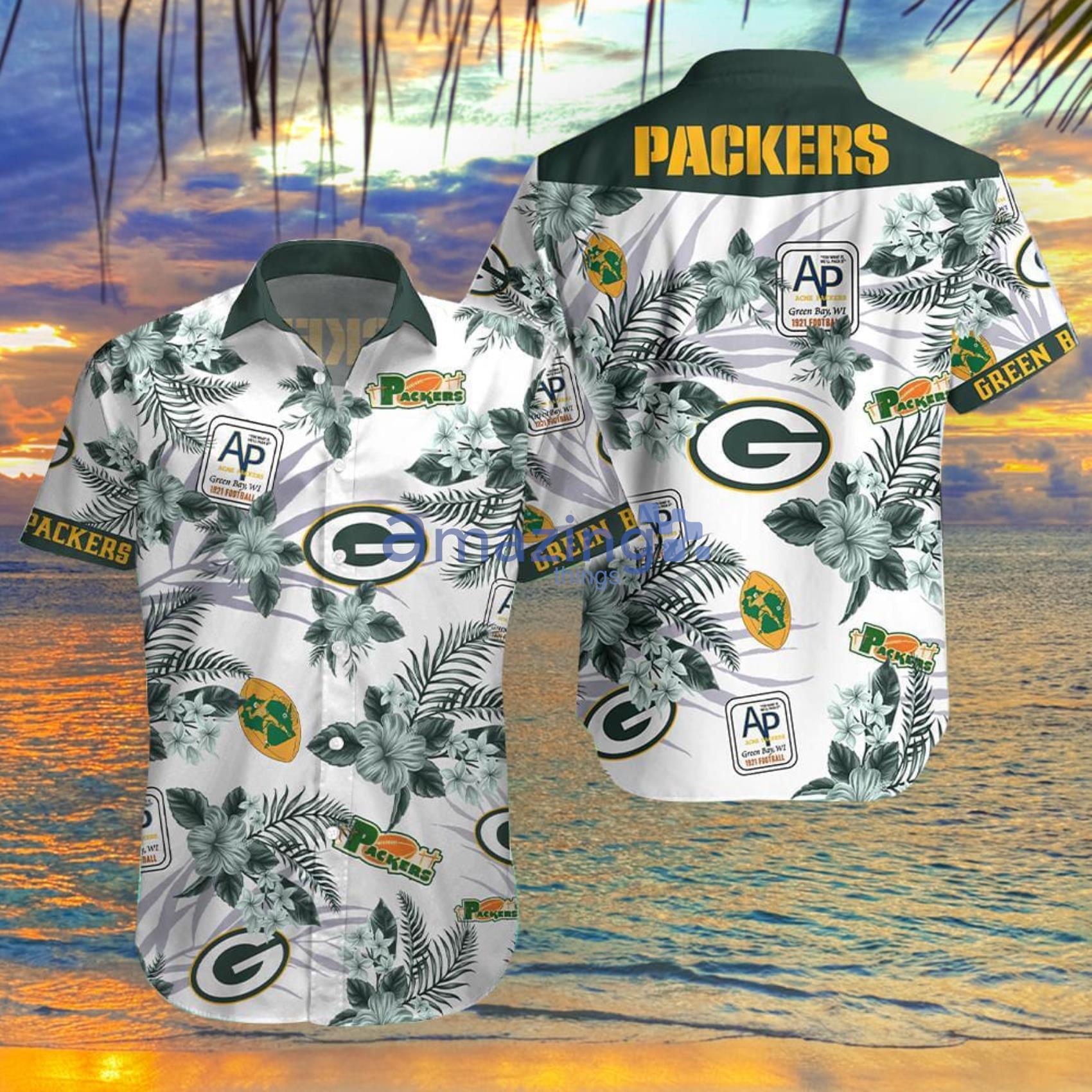 NFL Green Bay Packers Funny Aloha Beach Gift Hawaiian Shirt For Men And  Womens - Trendy Aloha