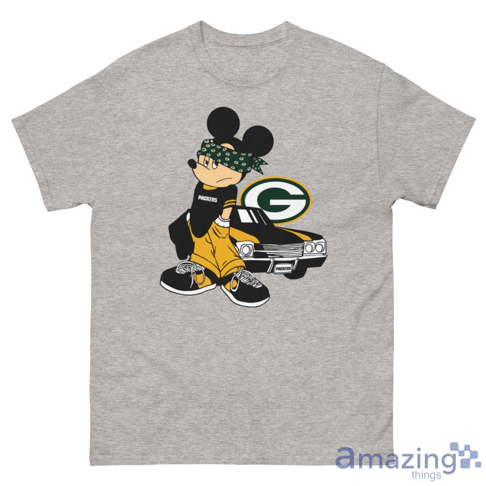 I Love The Packers Mickey Mouse Green Bay Packers T-Shirt - T-shirts Low  Price