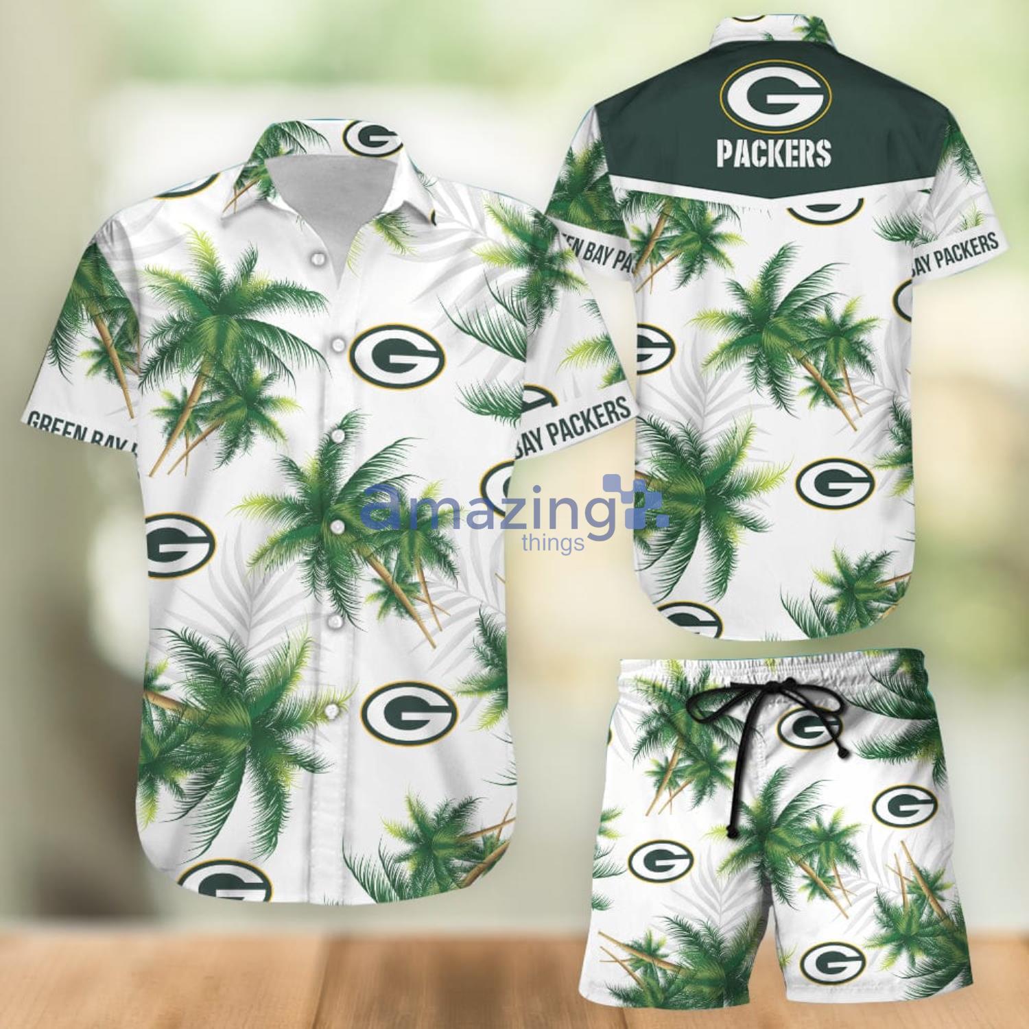 Nfl Green Bay Packers Green Coconut Hawaiian Shirt And Shorts