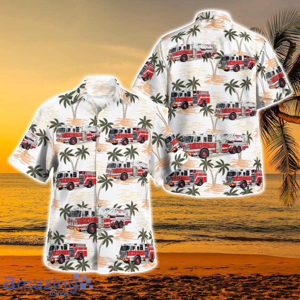 Greenwich Fire Department, Greenwich, Connecticut Hawaiian Shirt - Greenwich Fire Department, Greenwich, Connecticut Hawaiian Shirt
