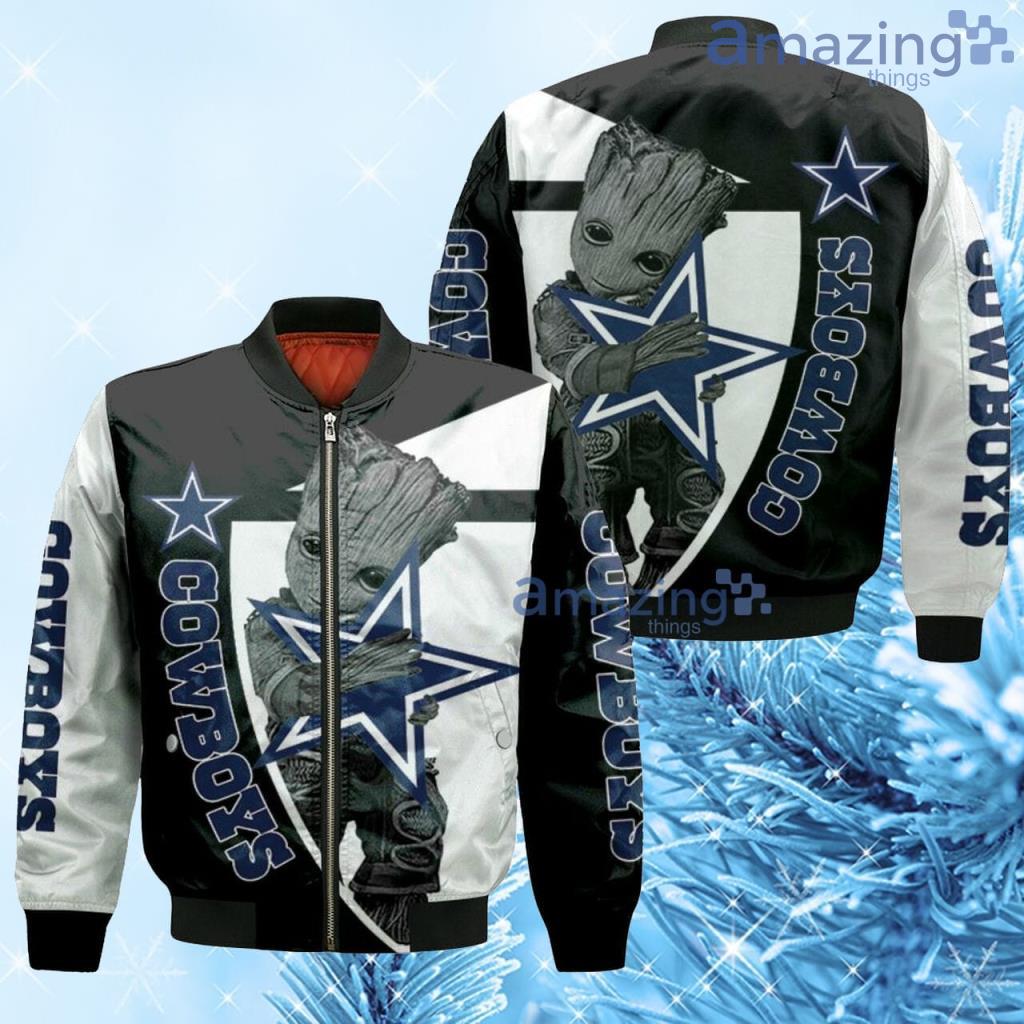 Groot Hug Dallas Cowboys NFL Fan 3D Bomber For Fans - Groot Hug Dallas Cowboys NFL Fan 3D Bomber For Fans Groot Hug Dallas Cowboys NFL Fan 3D Bomber For Fans - Groot Hug Dallas Cowboys NFL Fan 3D Bomber For Fans