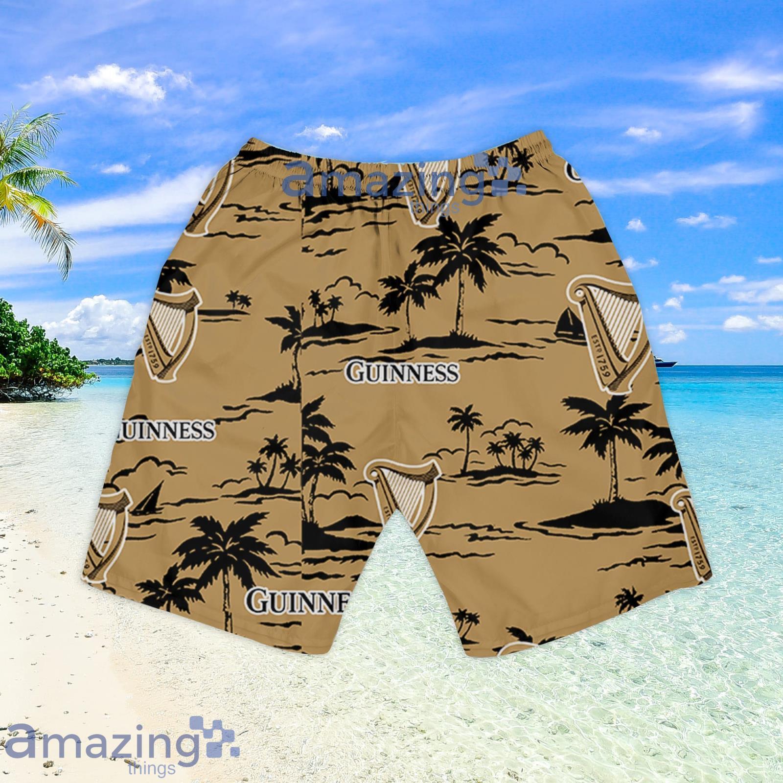 Guinness Beach Pattern Hawaiian Shirt Summer Gift For Beer Lover image Guinness Beach Pattern Hawaiian Shirt Summer Gift For Beer Lover Product Photo 5