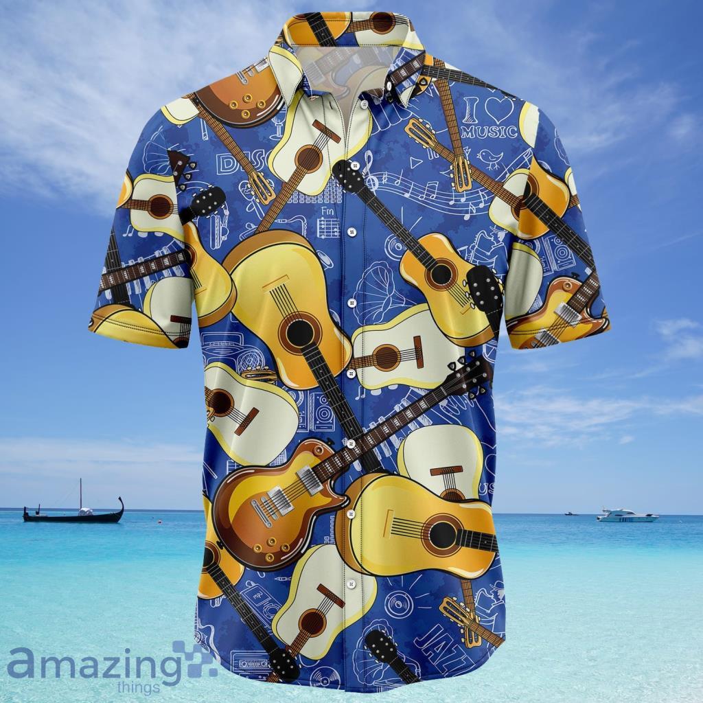 Guitar Music Pattern Tropical Hawaiian Shirt - Guitar Music Pattern Tropical Hawaiian Shirt Guitar Music Pattern Tropical Hawaiian Shirt - Guitar Music Pattern Tropical Hawaiian Shirt