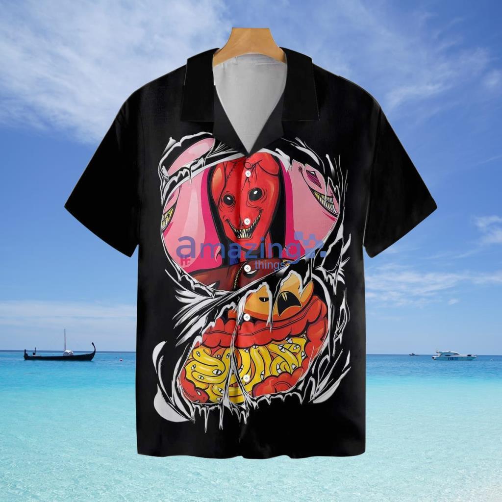 Halloween Horror Human Guts Hawaiian Shirt - Halloween Horror Human Guts Hawaiian Shirt