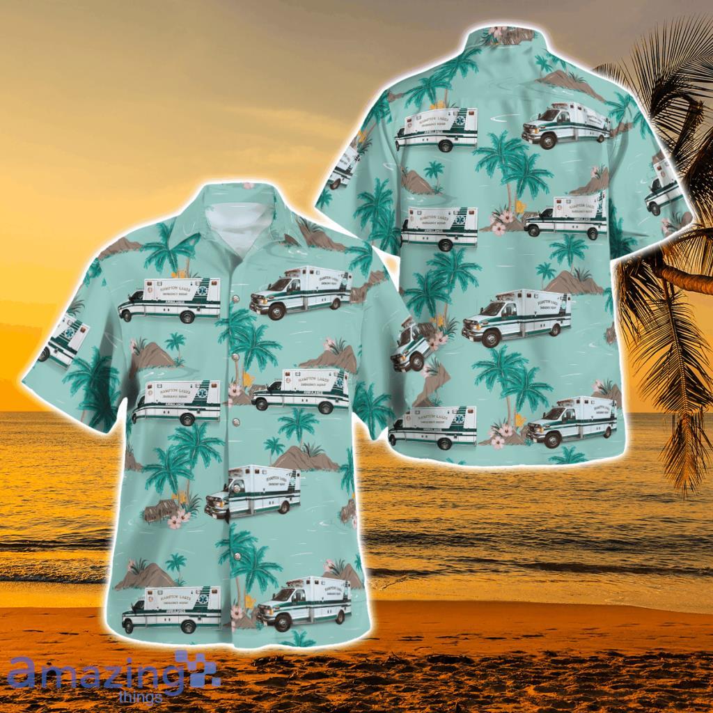 Hampton Lakes Emergency Squad, Vincentown, New Jersey Hawaiian Shirt - Hampton Lakes Emergency Squad, Vincentown, New Jersey Hawaiian Shirt