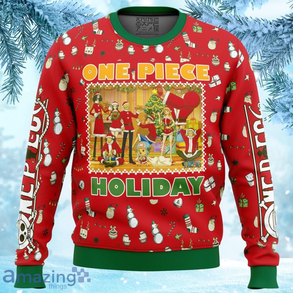 Happy Holidays One Piece Ugly Christmas Sweater 3D - Happy Holidays One Piece Ugly Christmas Sweater