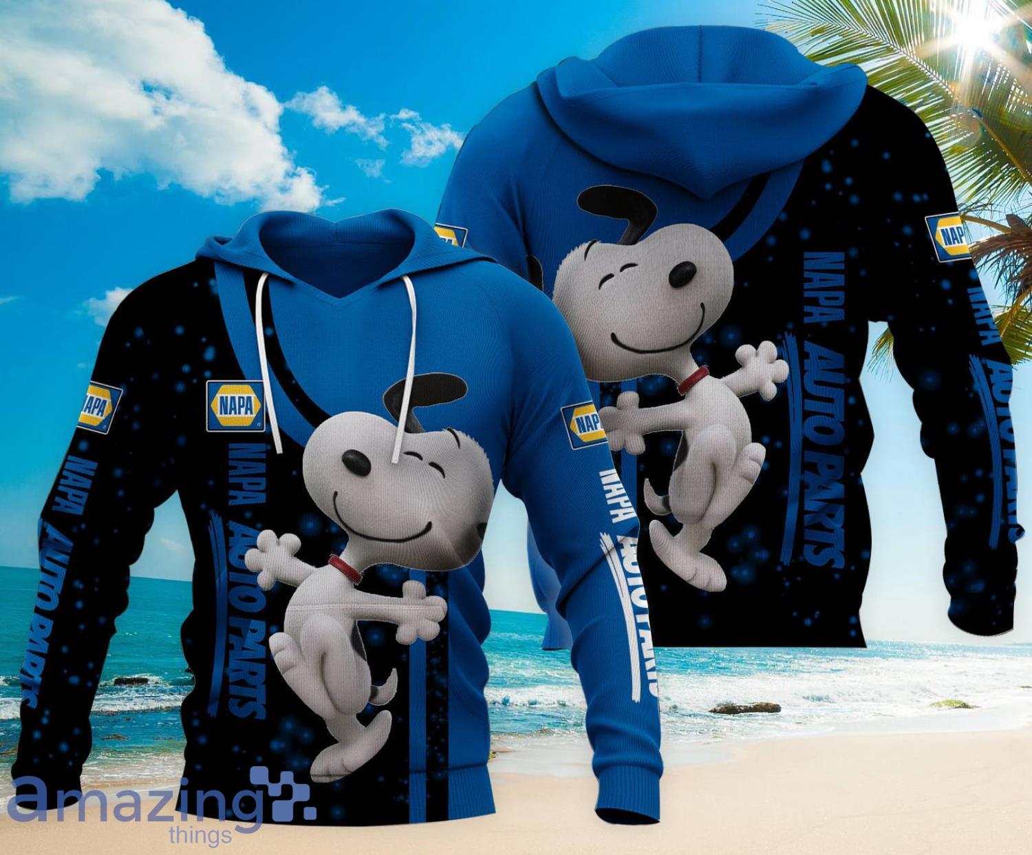 Happy Snoopy Napa Auto Parts All Over Printed 3D Hoodie Zip Hoodie Product Photo 1