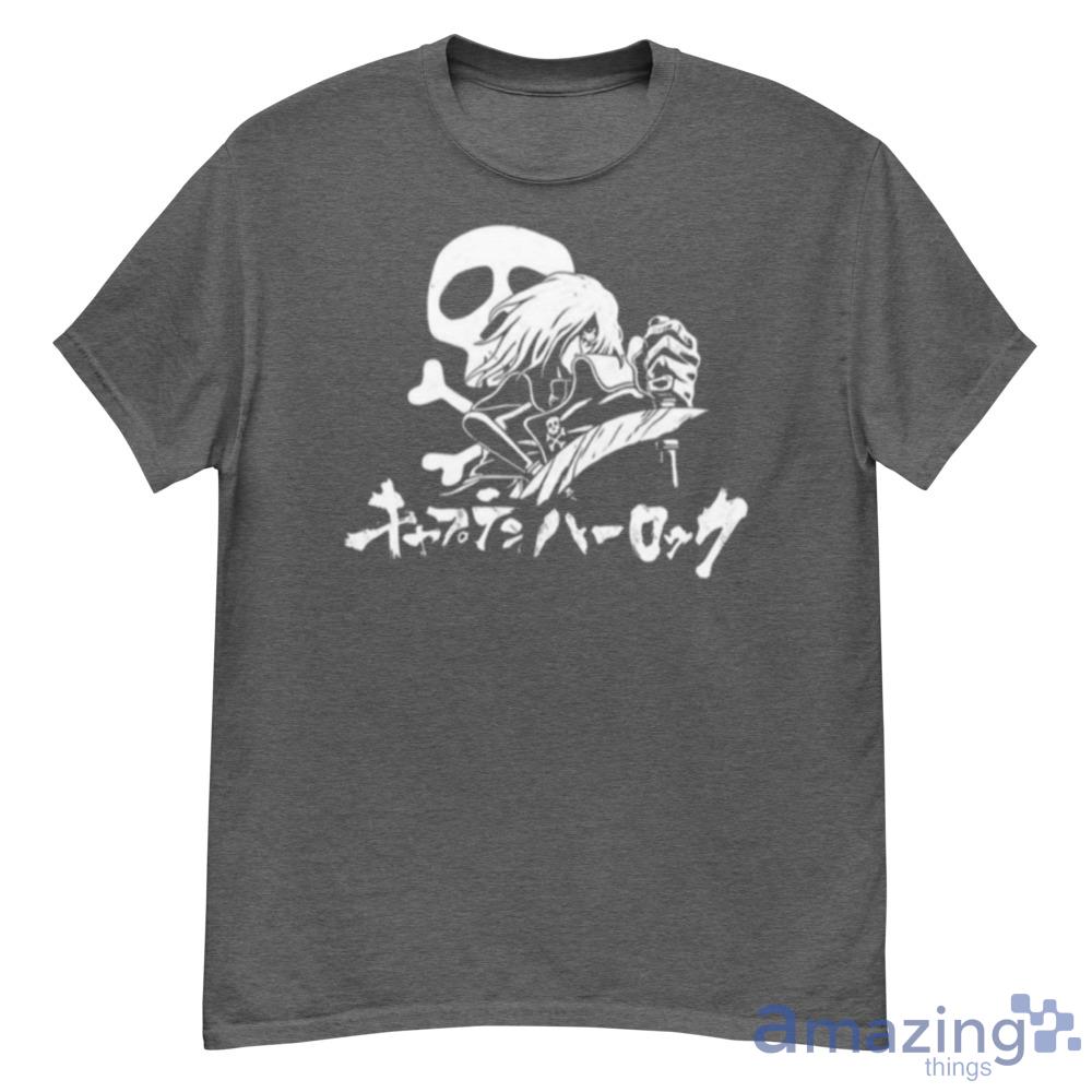 Harlock White Art Space Pirate Captain Harlock Shirt Trending For Men And Women Product Photo 1