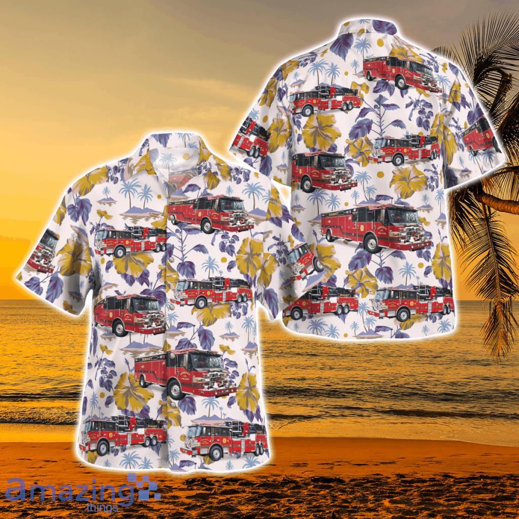 Hershey Volunteer Fire Company, Pennsylvania Hawaiian Shirt - Hershey Volunteer Fire Company, Pennsylvania Hawaiian Shirt