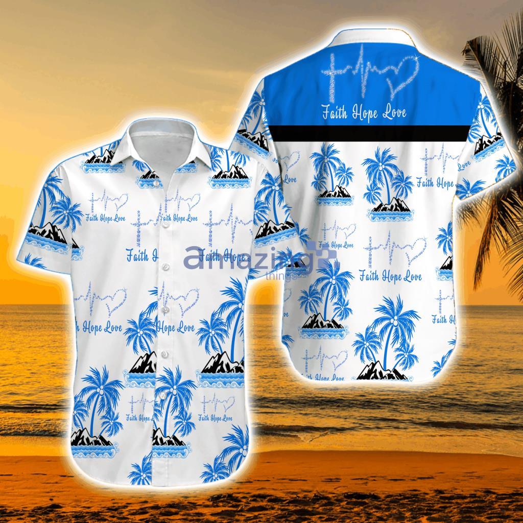 Higozy Faith-hope-love Tropical Hawaiian Shirt - Higozy Faith-hope-love Tropical Hawaiian Shirt