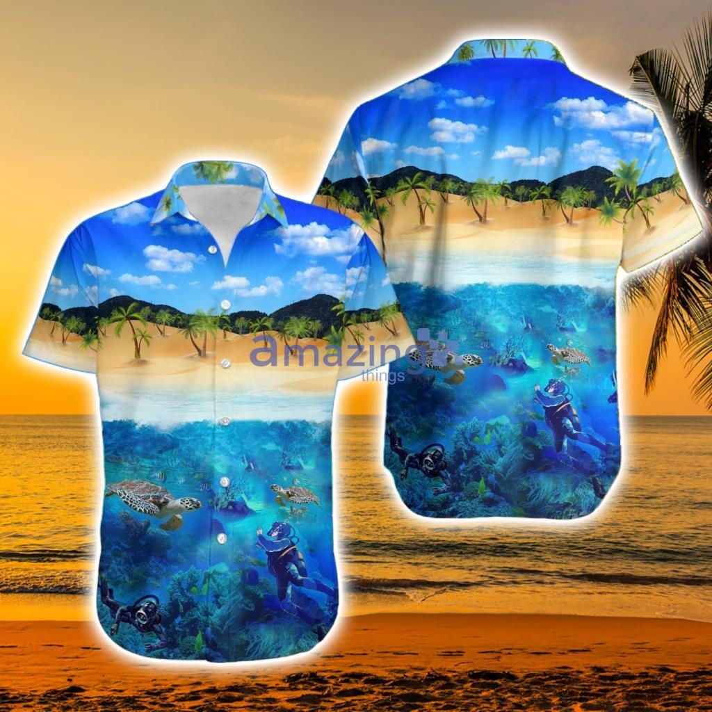 Higozy Scuba Diving Tropical Hawaiian Shirt - Higozy Scuba Diving Tropical Hawaiian Shirt