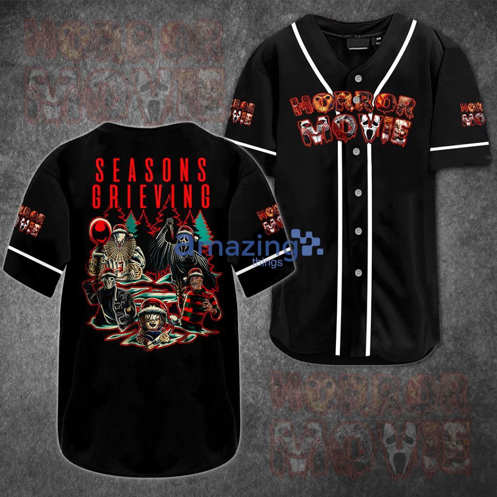 Horror Movie Characters Baseball Jersey Shirt.jpg - Horror Movie Characters Baseball Jersey Shirt