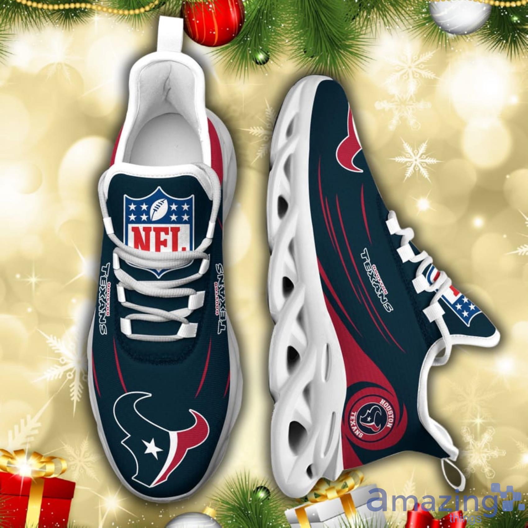 Houston Texans NFL Simple Design 2023 Max Soul Shoes Gift For Fans image Houston Texans NFL Simple Design 2023 Max Soul Shoes Gift For Fans Product Photo 2