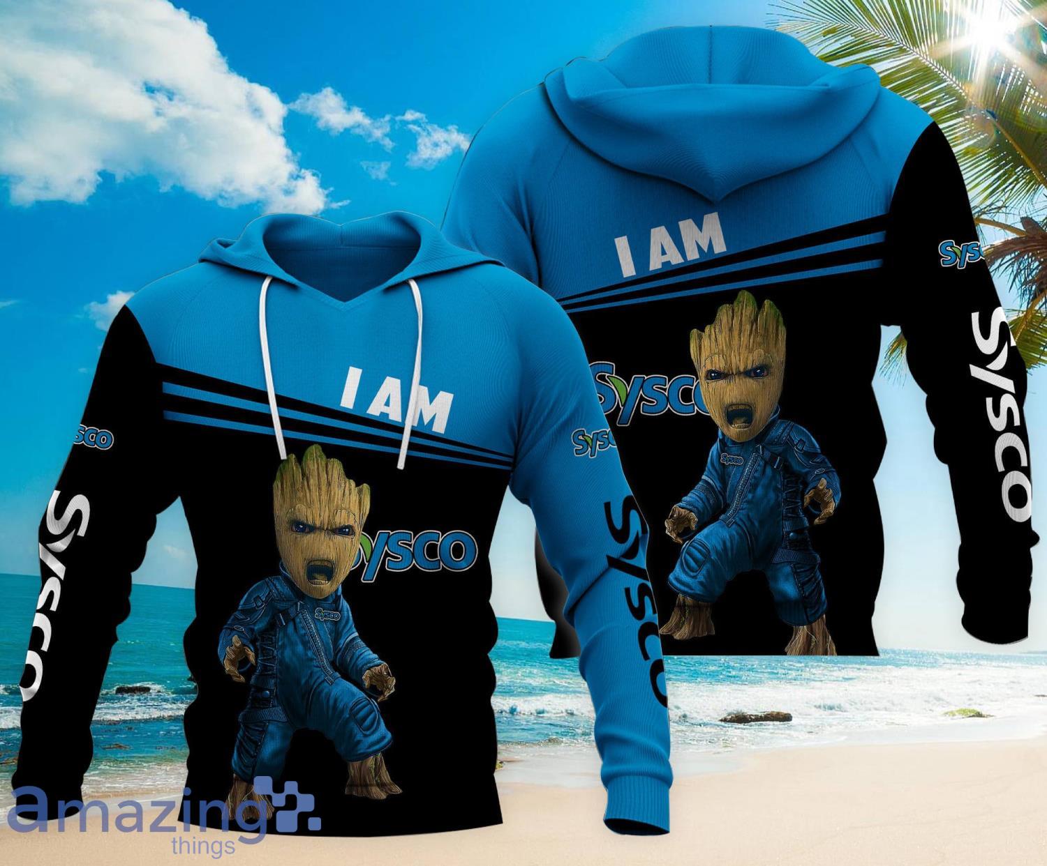 I Am Sysco Baby Groot 3D All Over Printed Hoodie Zip Hoodie Product Photo 1