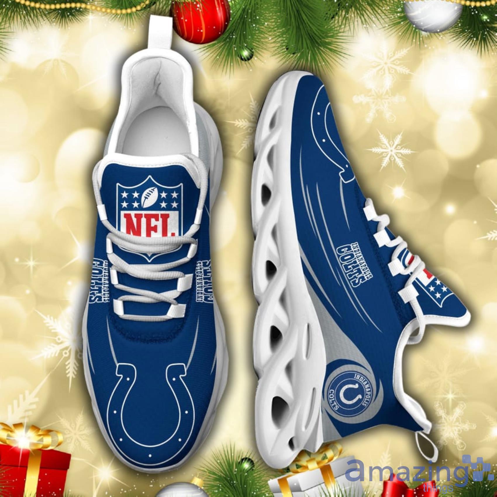 Indianapolis Colts NFL Simple Design 2023 Max Soul Shoes Gift For Fans Product Photo 1 Indianapolis Colts NFL Simple Design 2023 Max Soul Shoes Gift For Fans Product Photo 1