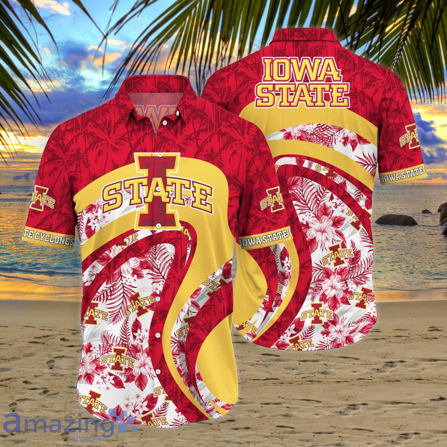 Iowa State Cyclones NCAA Sport Fans Tropical Hawaiian Shirt Summer