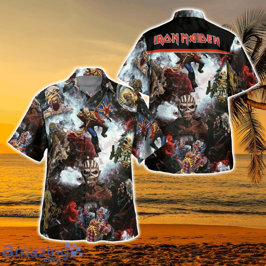 Iron Maiden Big Fan Eddie All Over Print Hawaiian Shirt Gift For Fans