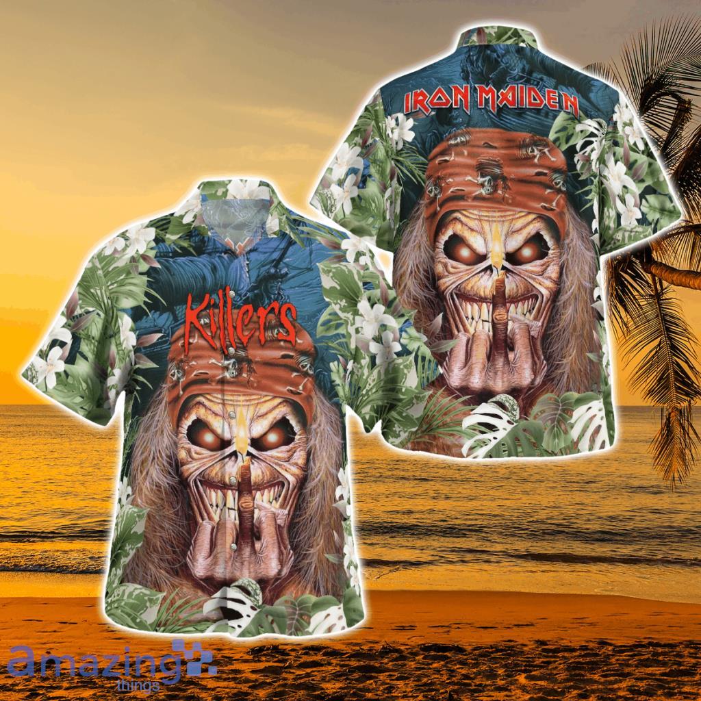 Iron Maiden Big Fan Eddie All Over Print Hawaiian Shirt Gift For Fans