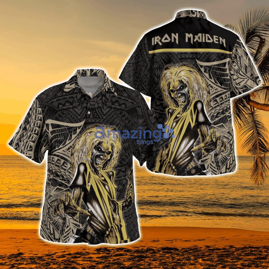 Iron Maiden Tribal Hawaii Shirt Aloha Shirt For Men Women