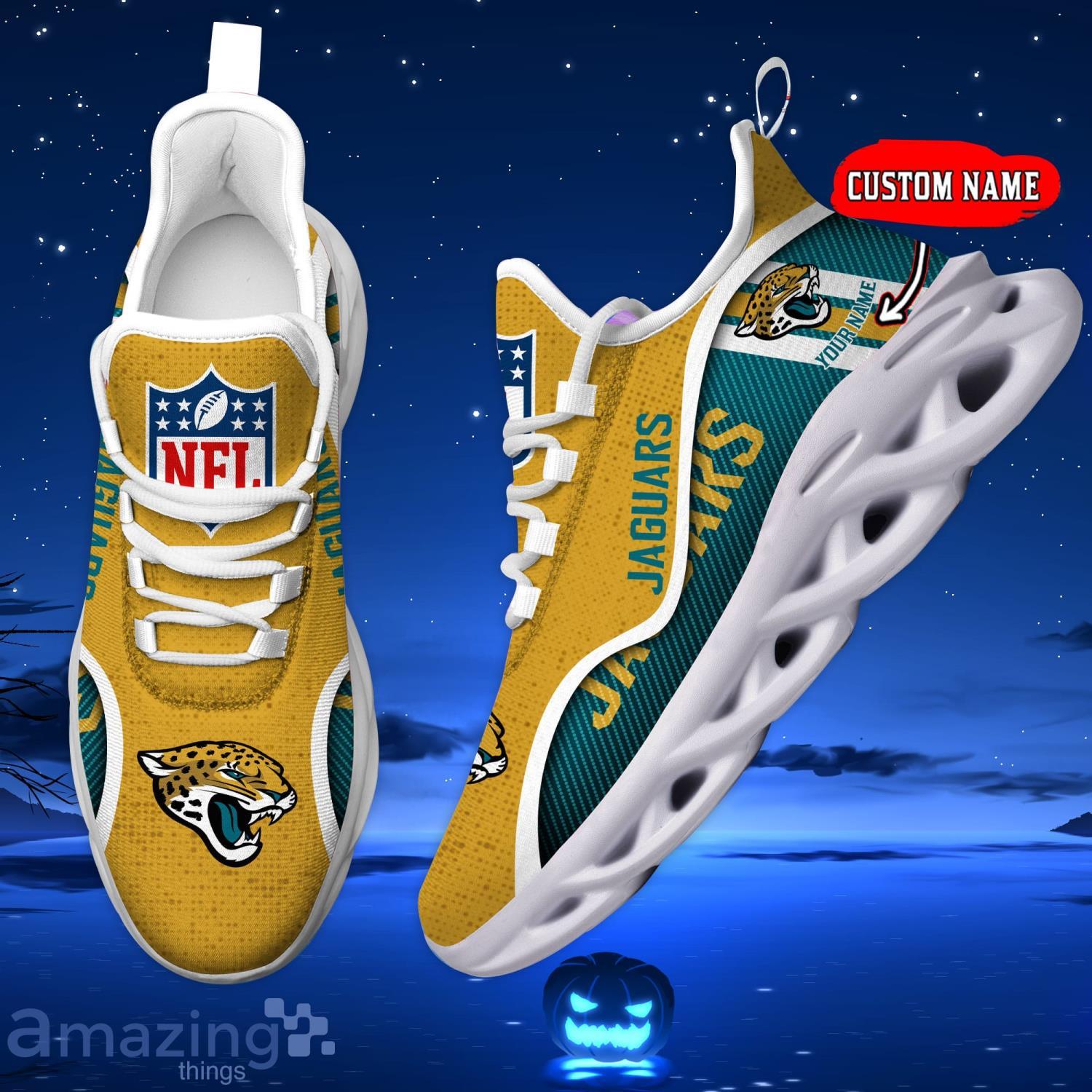 Jacksonville Jaguars NFL Max Soul Shoes Custom Name Tie Dye Running  Sneakers Gifts NFL Fans - YesItCustom