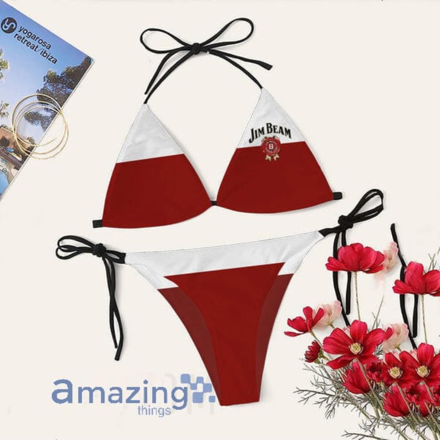 Jim Beam Triangle String Bikini Swimsuit Summer Gift Product Photo 1