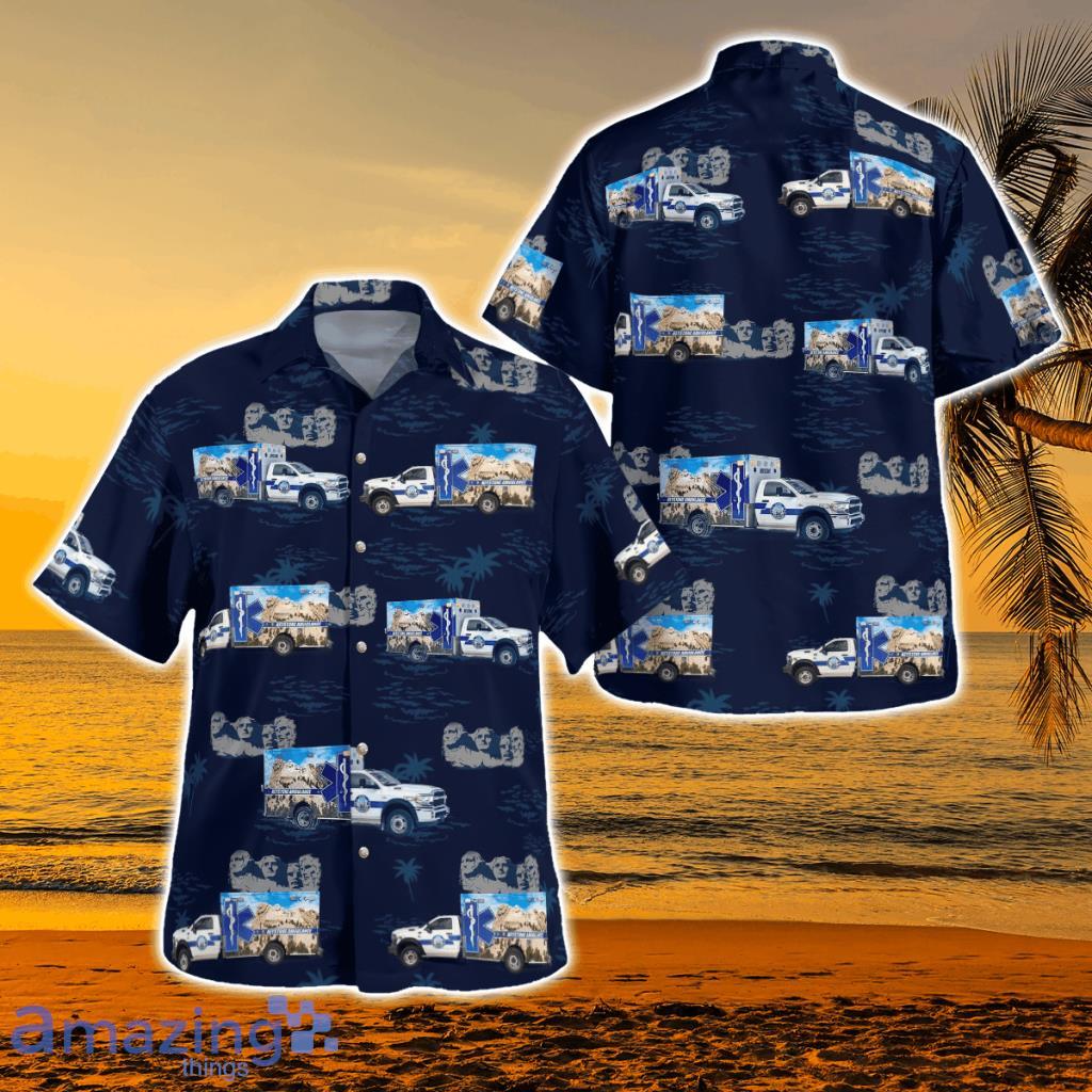 Keystone Ambulance Service, Keystone, South Dakota Hawaiian Shirt - Keystone Ambulance Service, Keystone, South Dakota Hawaiian Shirt