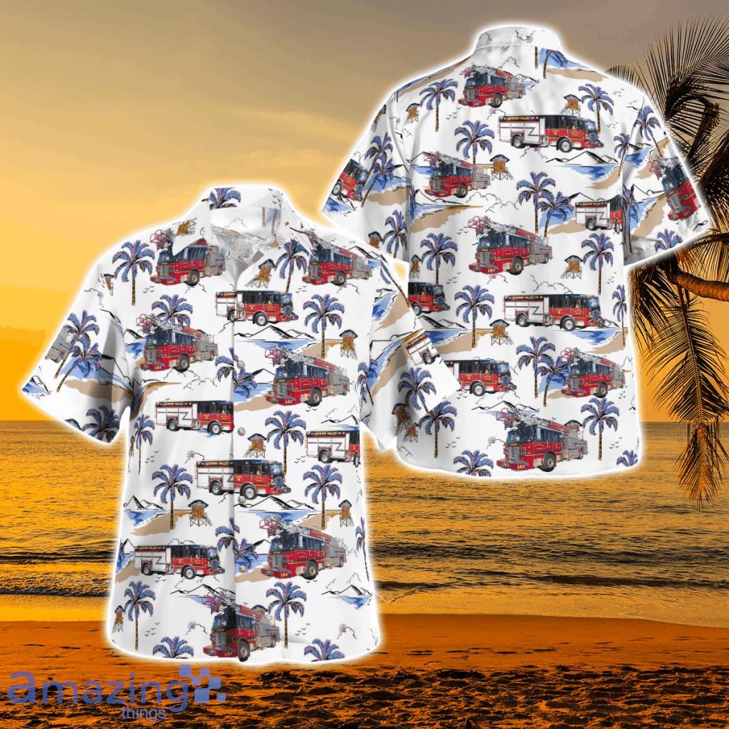 Keystone Valley Fire Department, Pennsylvania Hawaiian Shirt - Keystone Valley Fire Department, Pennsylvania Hawaiian Shirt