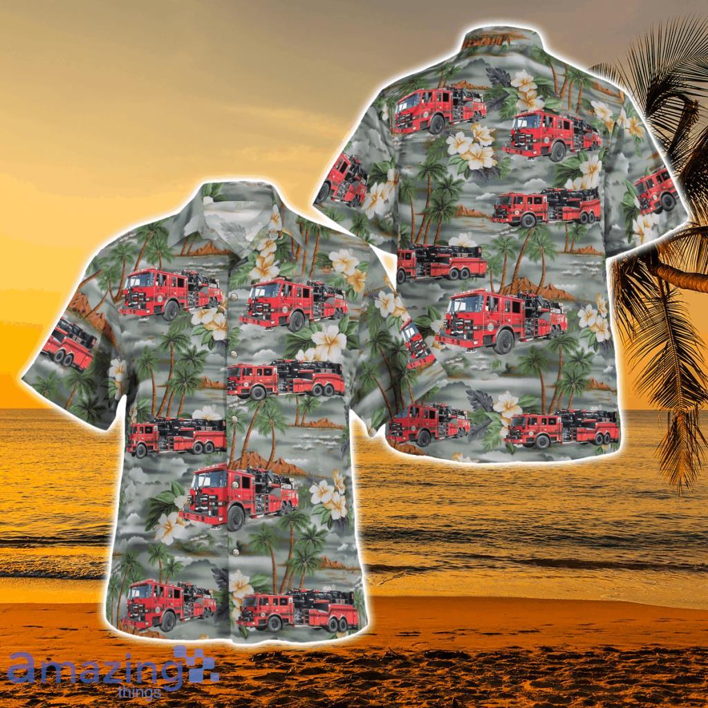 Lake Norman Fire Department, Mooresville, North Carolina Hawaiian Shirt - Lake Norman Fire Department, Mooresville, North Carolina Hawaiian Shirt