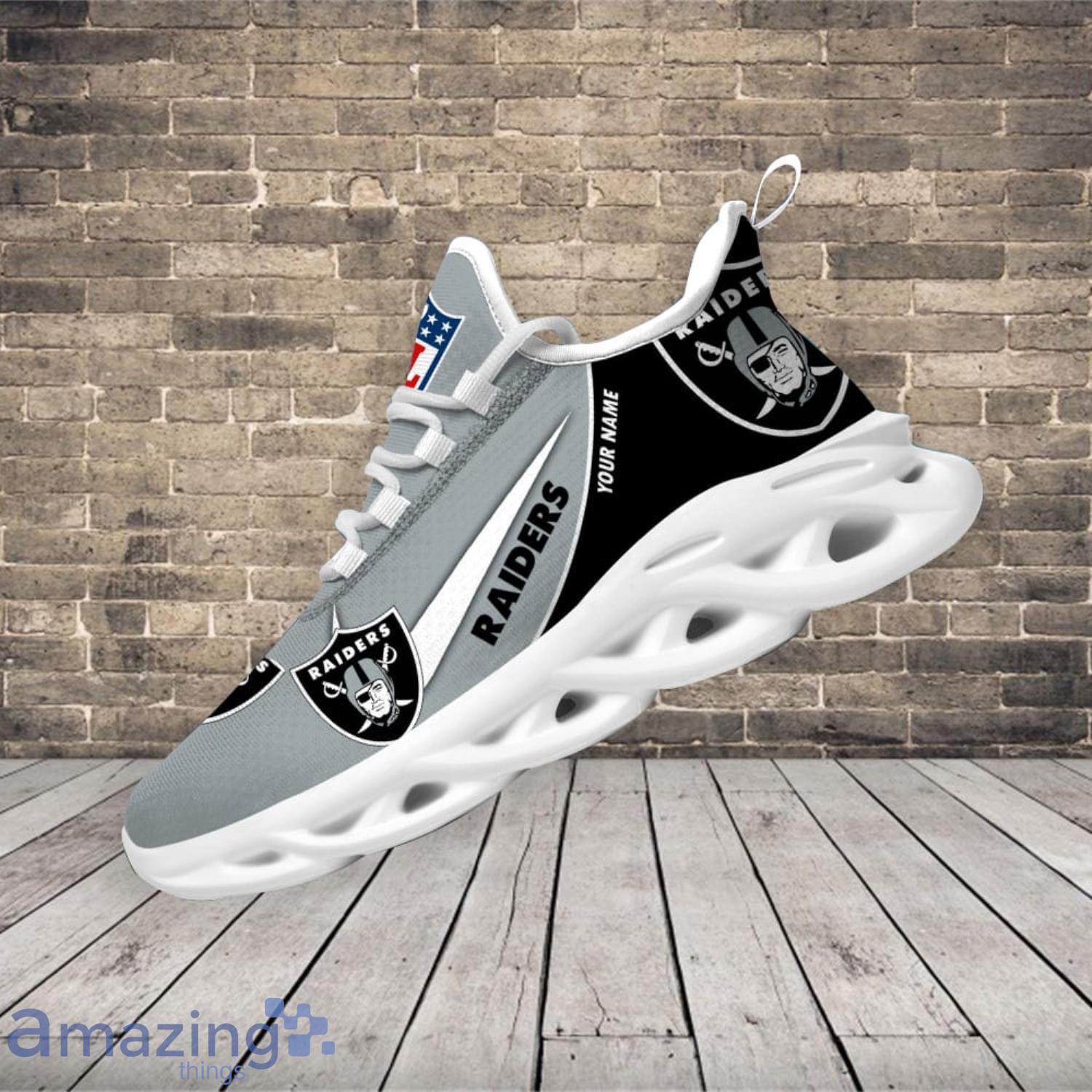 Las Vegas Raiders NFL Clunky Max Soul Shoes Custom Name Best Gift