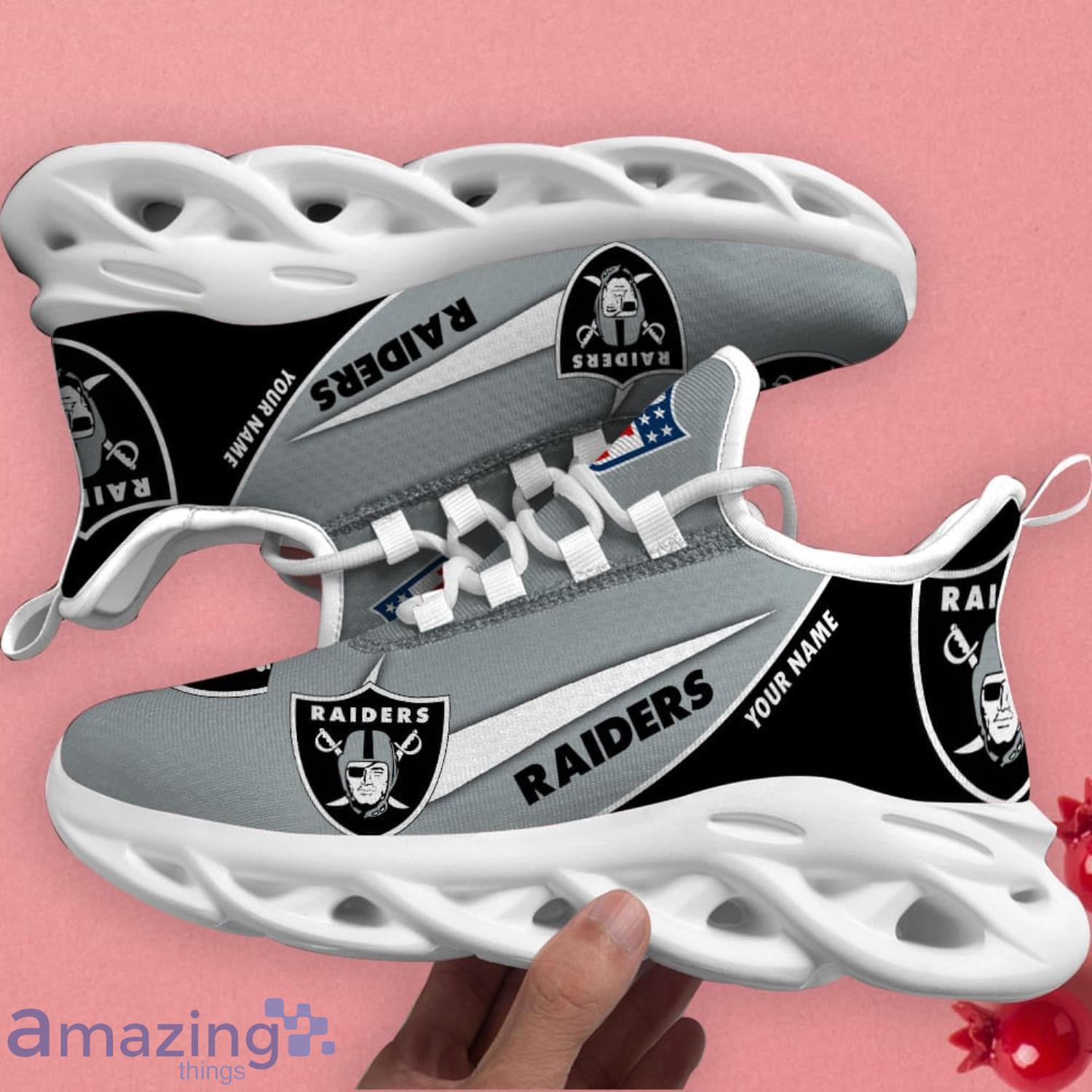 Raiders Custom Name Low Top Shoes V4 in 2023