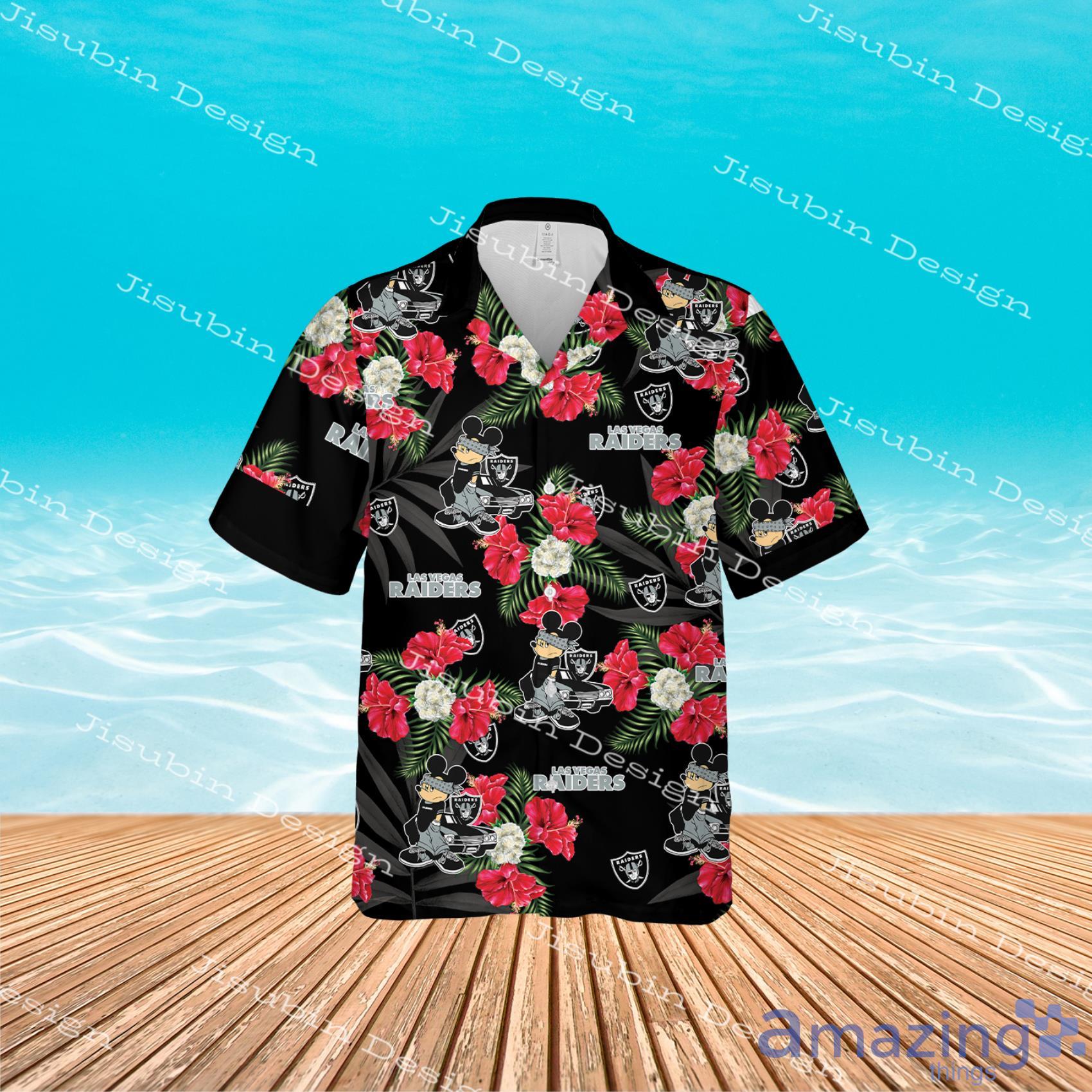 20% OFF Las Vegas Raiders Hawaiian Shirt Floral Button Up – 4 Fan Shop