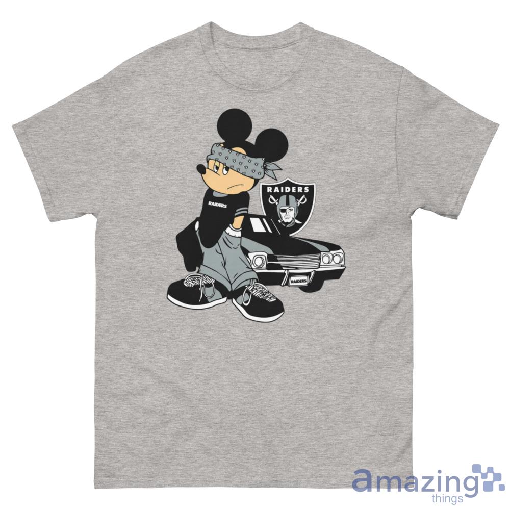 Gangster Mickey Mouse Las Vegas Raiders Shirt - Vintagenclassic Tee