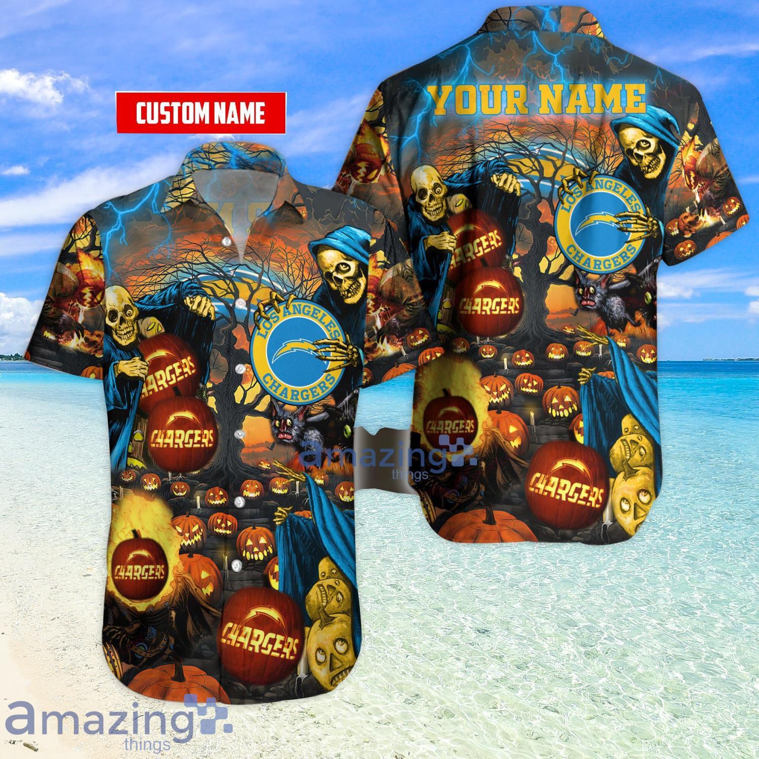 Los Angeles Chargers NFL Custom Name Hawaiian Shirt Special