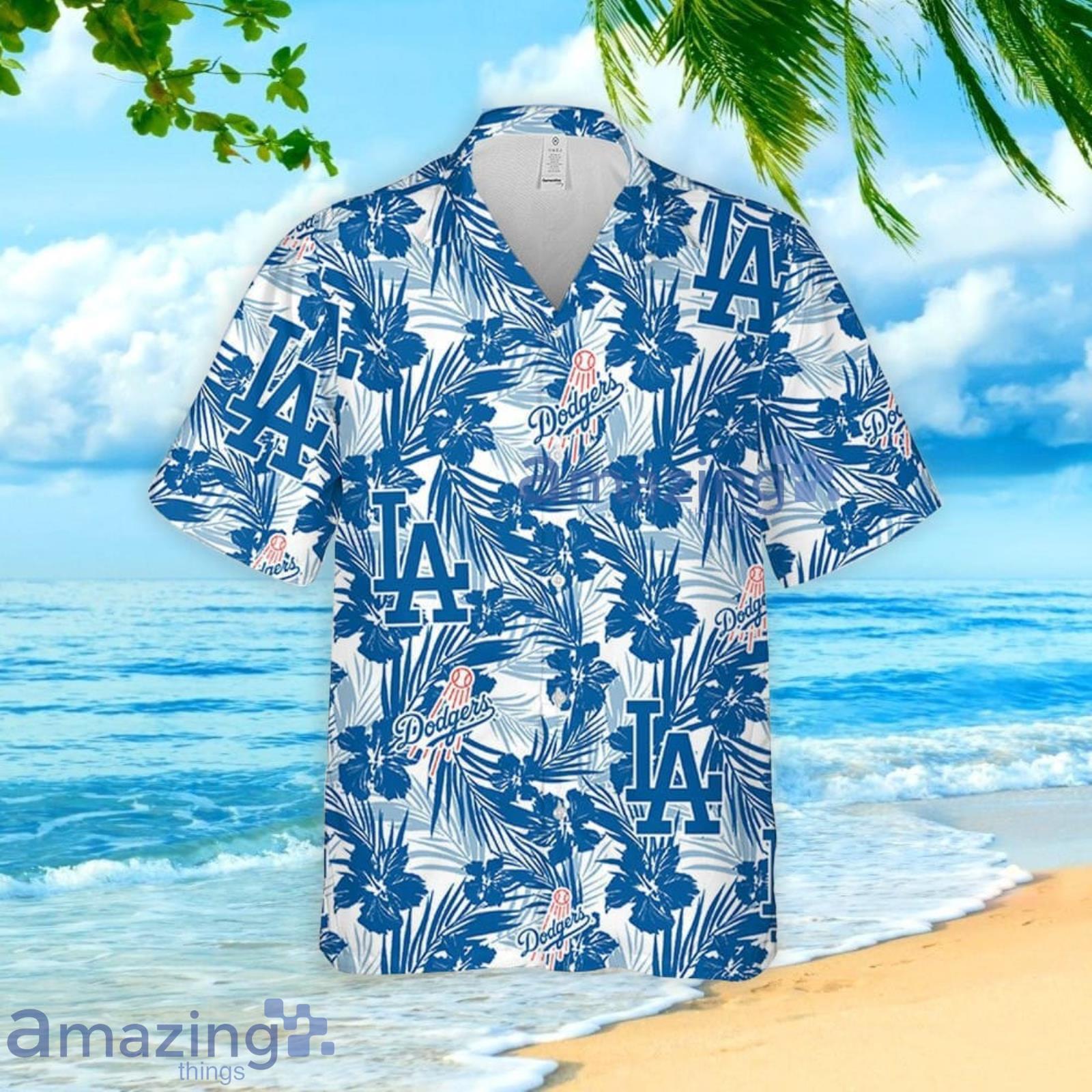 La Dodgers Tropical Hawaiian Shirt