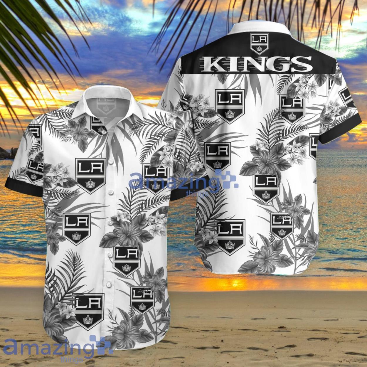 Vintage Aloha NHL Los Angeles Kings Hawaiian Shirt Trendy Summer Gift For  Family