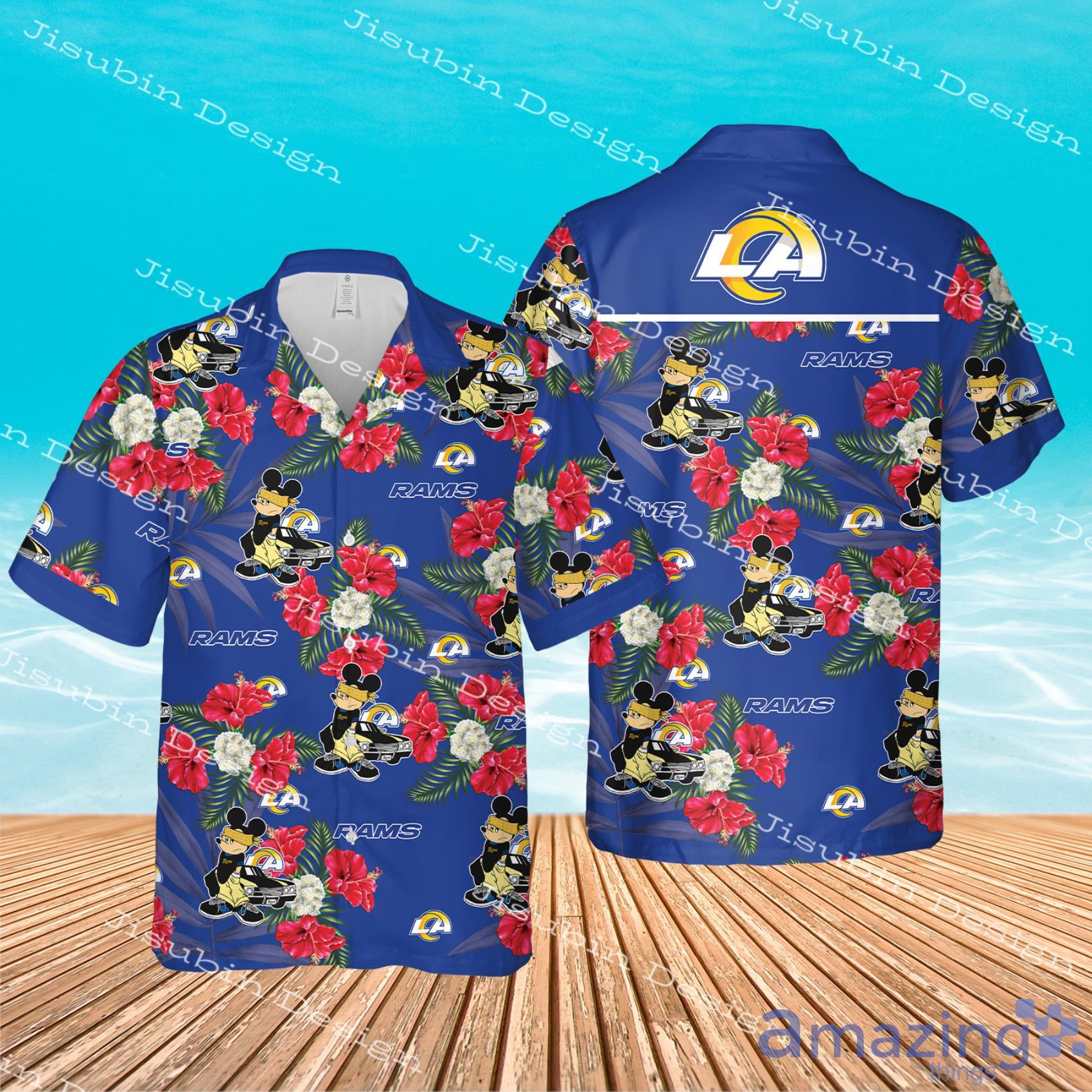 Los Angeles Rams Hawaiian Shirt Mickey Mouse Rams Gift