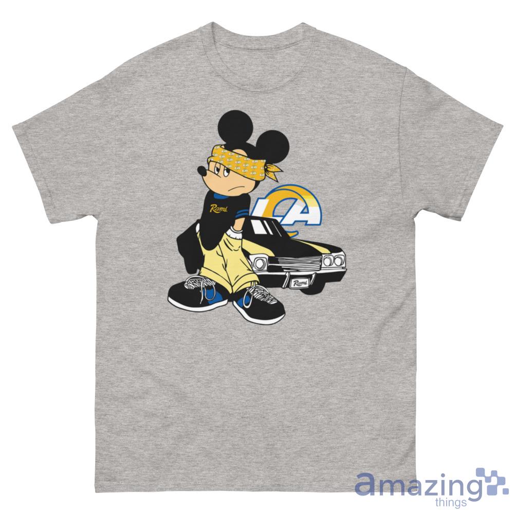 I Love The Rams Mickey Mouse Los Angeles Rams Youth T-Shirt 