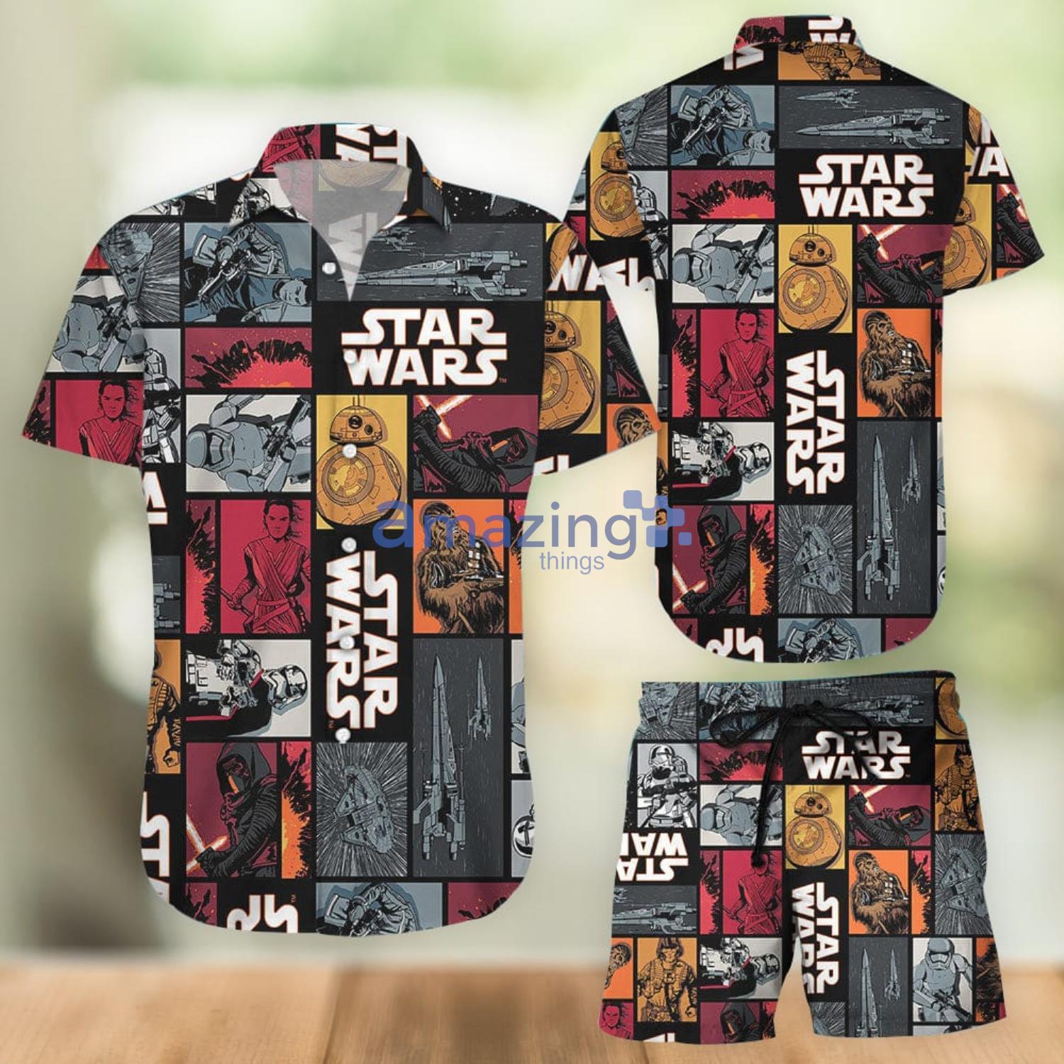 Love Star Wars Aloha Combo Hawaiian Shirt And Shorts Gift For Summer Vacation Product Photo 1