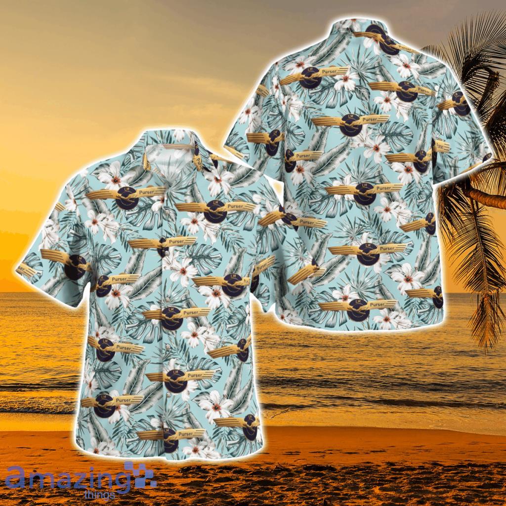 Lufthansa Swingarm Lh Pilots Badge Hawaiian Shirt - Lufthansa Swingarm Lh Pilots Badge Hawaiian Shirt