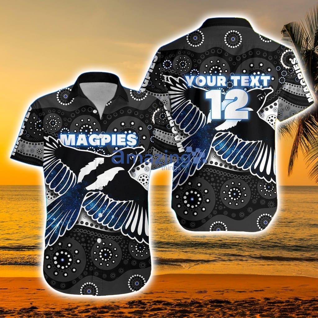 Magpies Collingwood Special Version Tropical Hawaiian Shirt - Magpies Collingwood Special Version Tropical Hawaiian Shirt