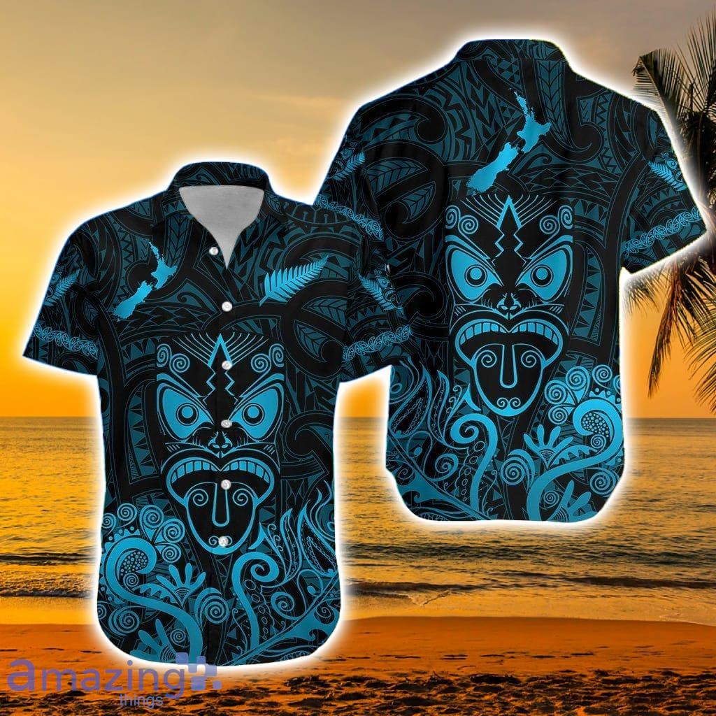 Maori Aotearoa Rugby Haka New Zealand Silver Fern Tropical Hawaiian Shirt - Maori Aotearoa Rugby Haka New Zealand Silver Fern Tropical Hawaiian Shirt