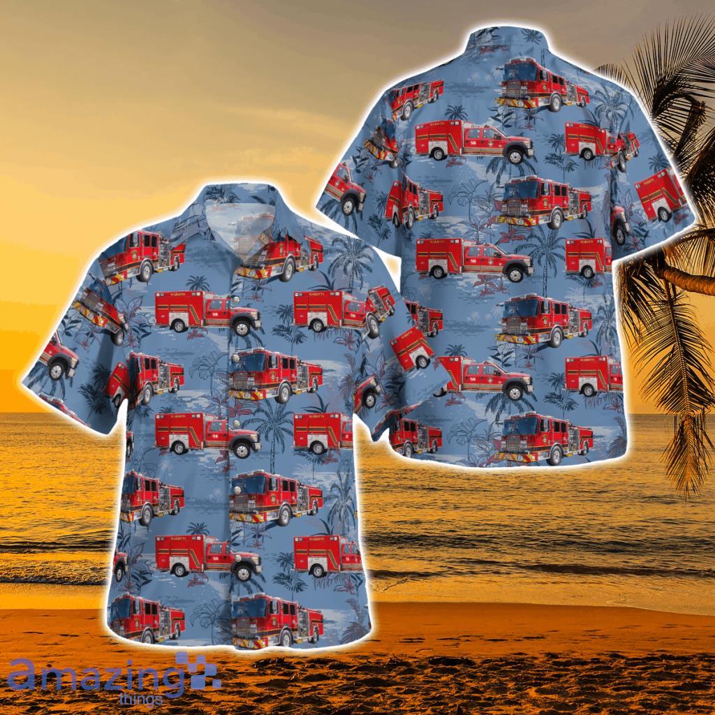 Marietta, Ga Fire Department Staion 56 Hawaiian Shirt - Marietta, Ga Fire Department Staion 56 Hawaiian Shirt