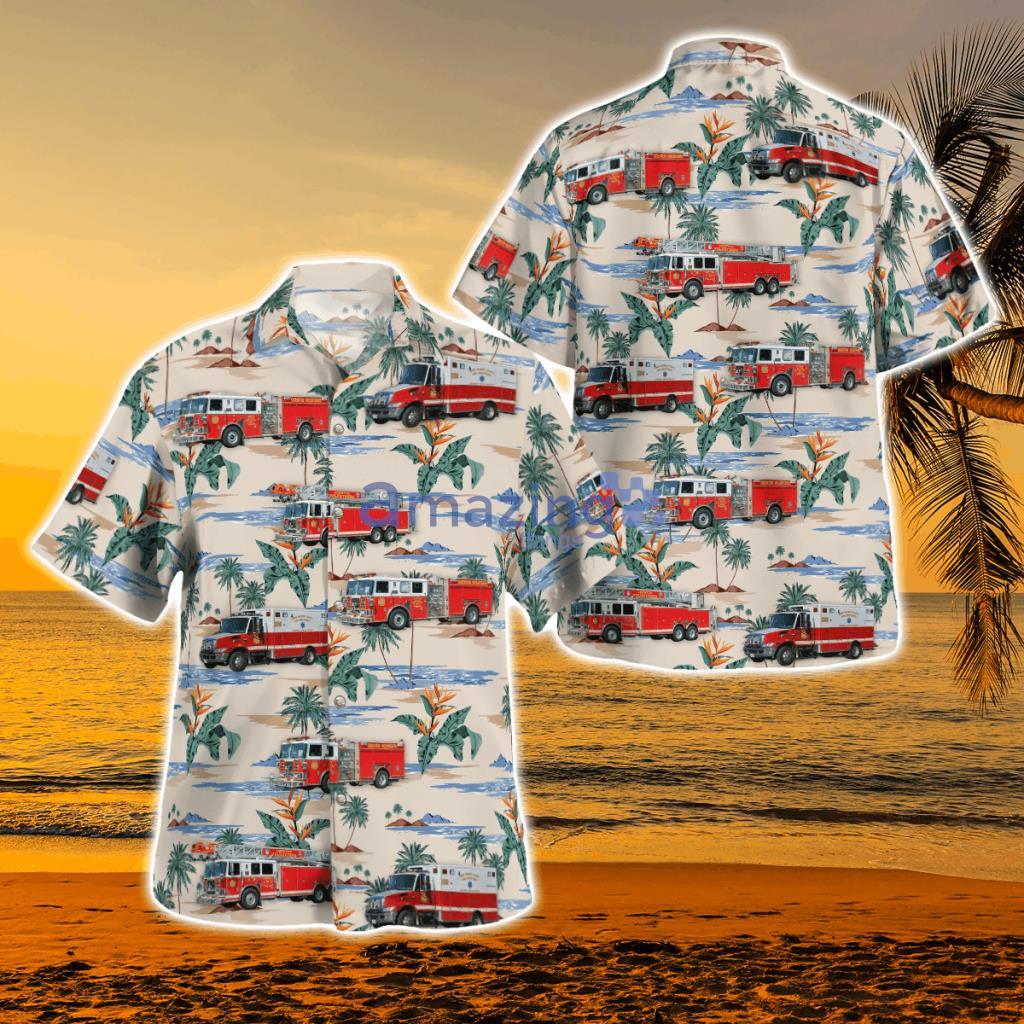 Maryland, Odenton Volunteer Fire Company Station 28 Hawaiian Shirt - Maryland, Odenton Volunteer Fire Company Station 28 Hawaiian Shirt