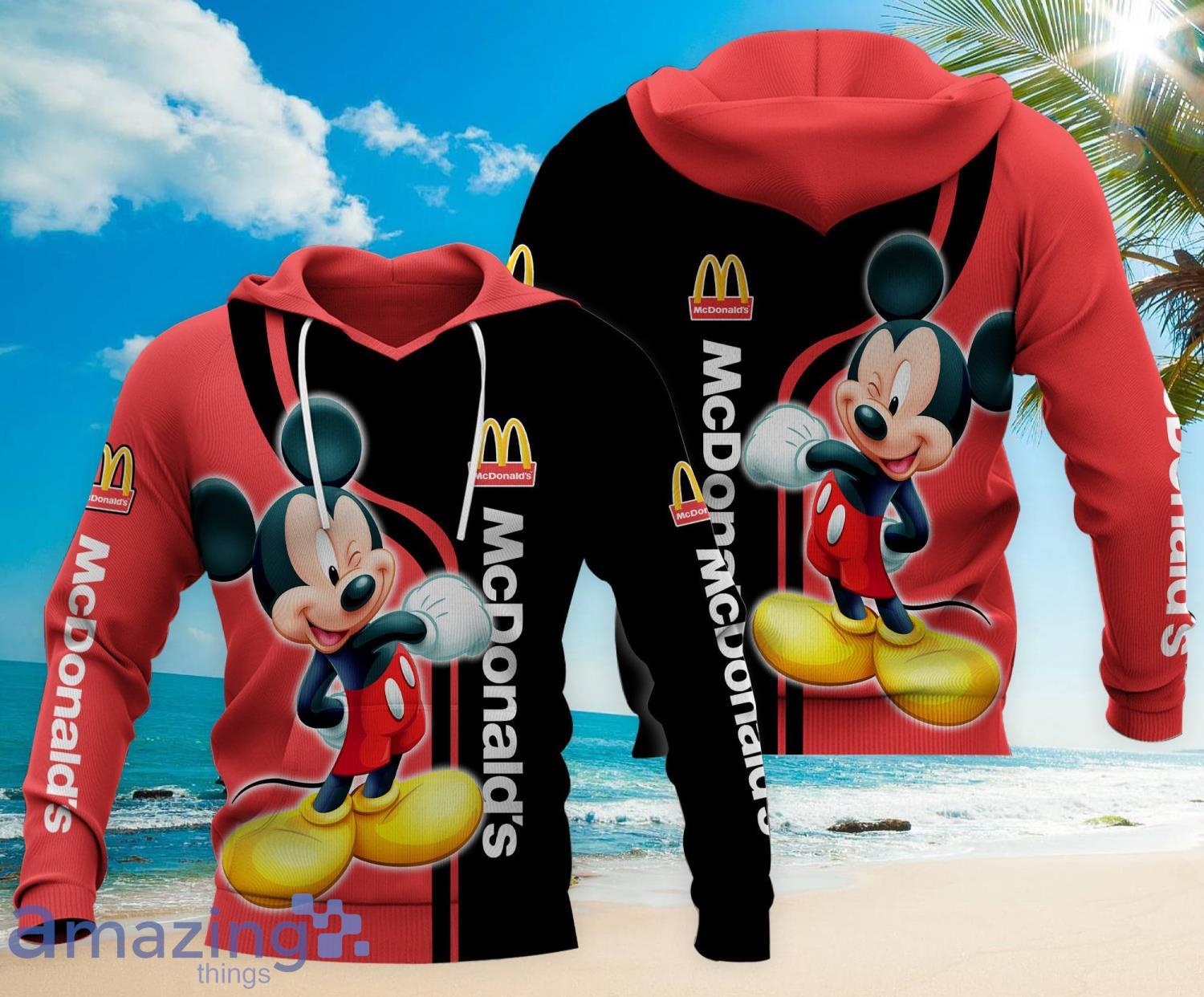 Mcdonald's 3D All Over Printed Hoodie Zip Hoodie For Mickey Lover Product Photo 1