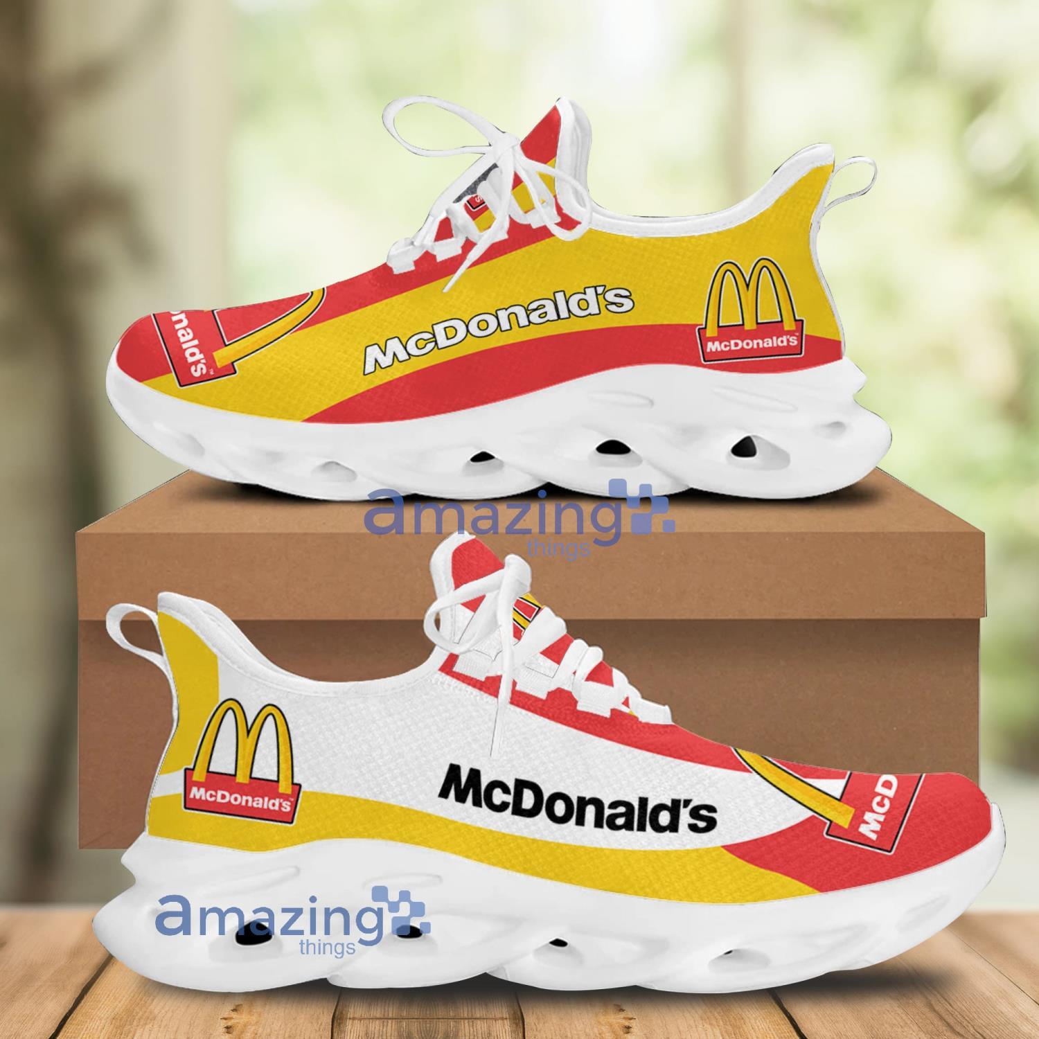 Mcdonald's Lover Max Soul Shoes Running Sneakers For Men And Women Sport Shoes image Mcdonald's Lover Max Soul Shoes Running Sneakers For Men And Women Sport Shoes