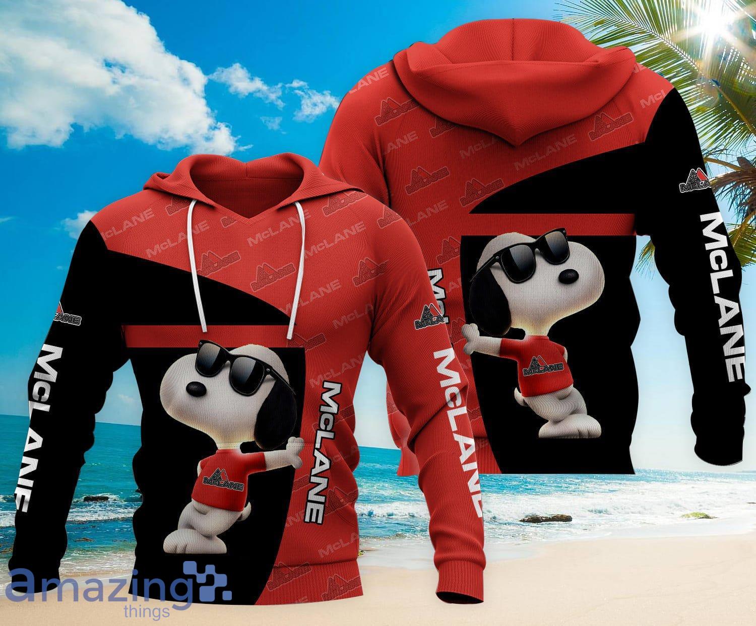 Mclane Cute Snoopy All Over Printed 3D Hoodie Zip Hoodie Product Photo 1