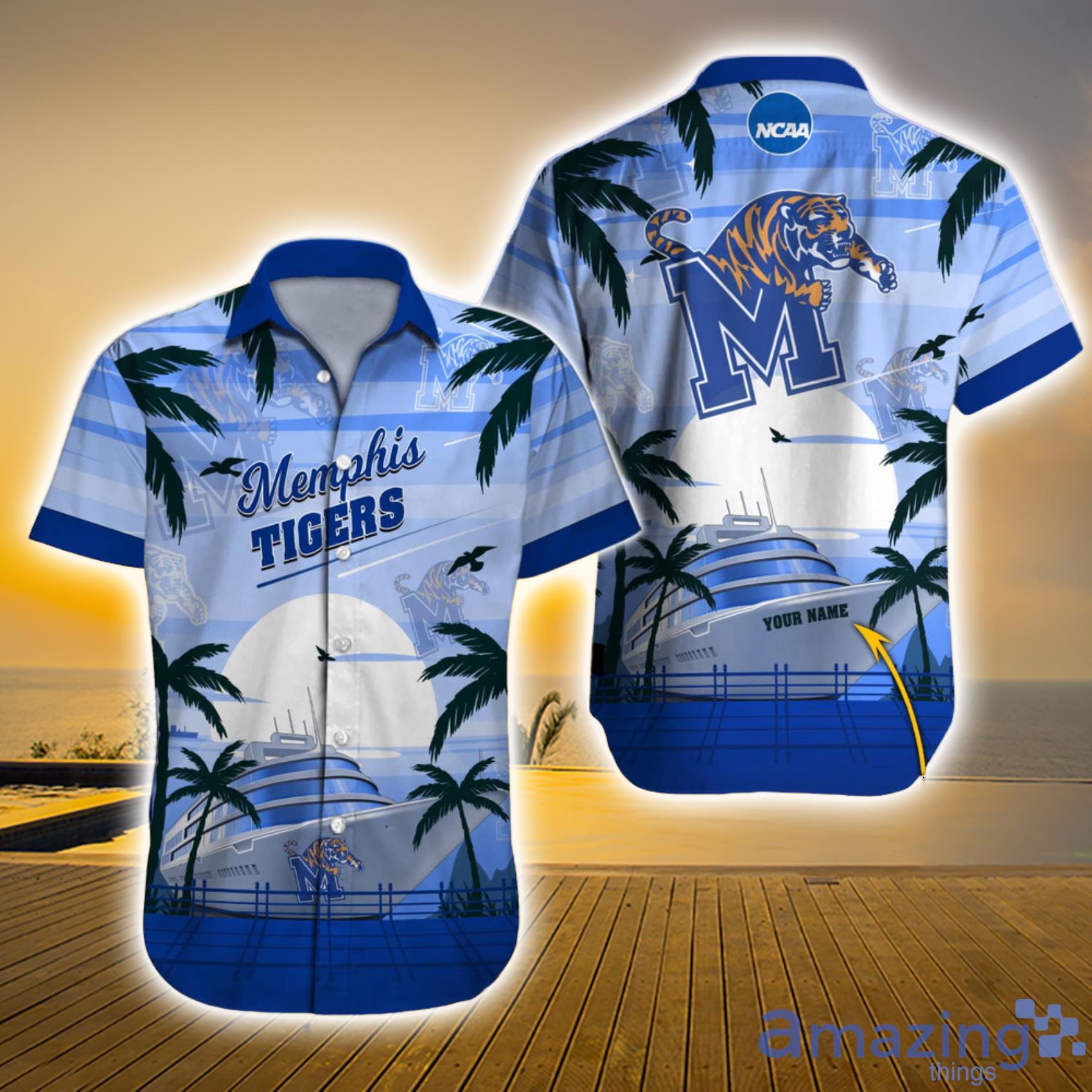 Memphis Tigers NCAA Us Flag Hawaiian Shirt Custom Summer Aloha Shirt -  Trendy Aloha