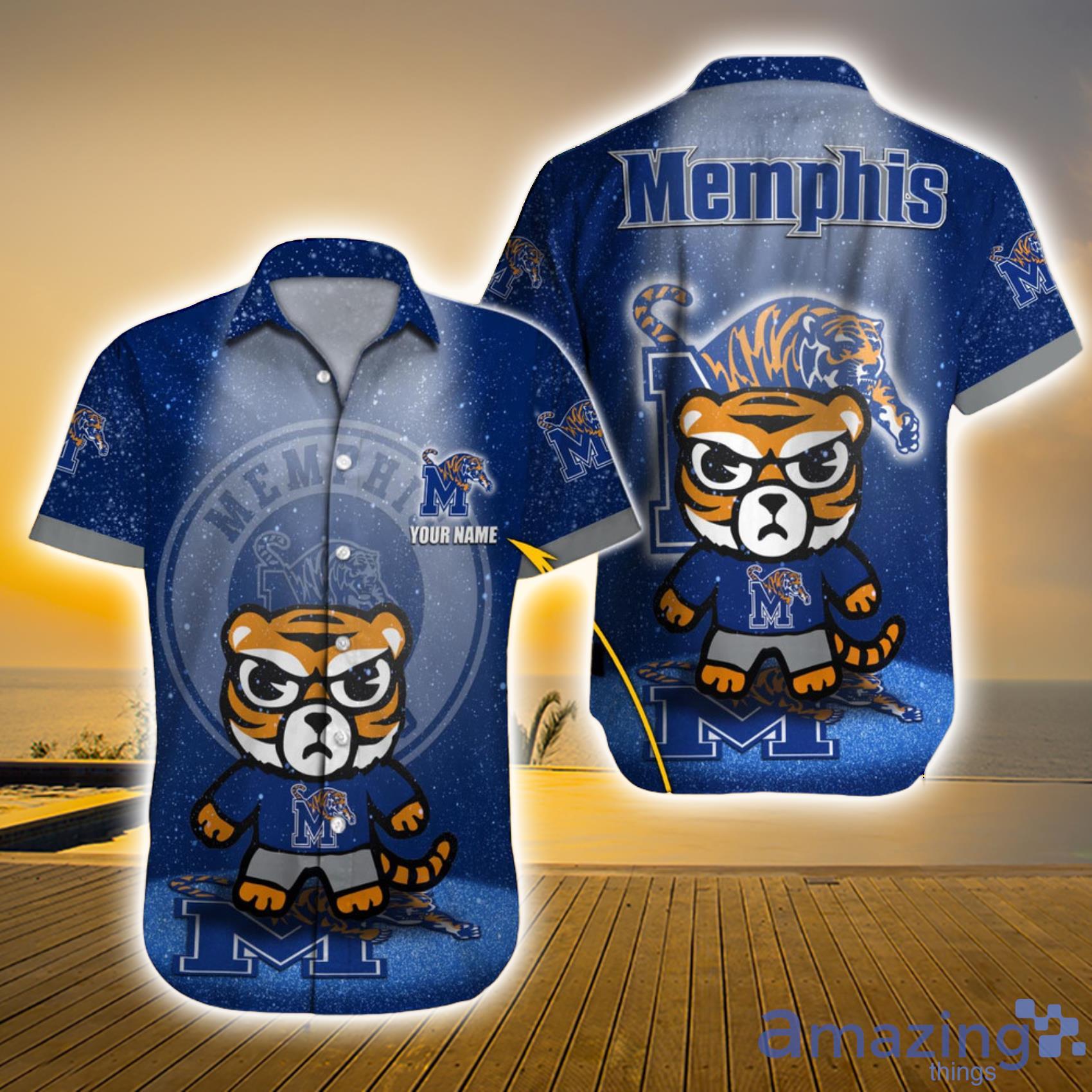 Memphis Tigers NCAA Custom Name And Number Best Dad Ever Baseball Jersey  Shirt